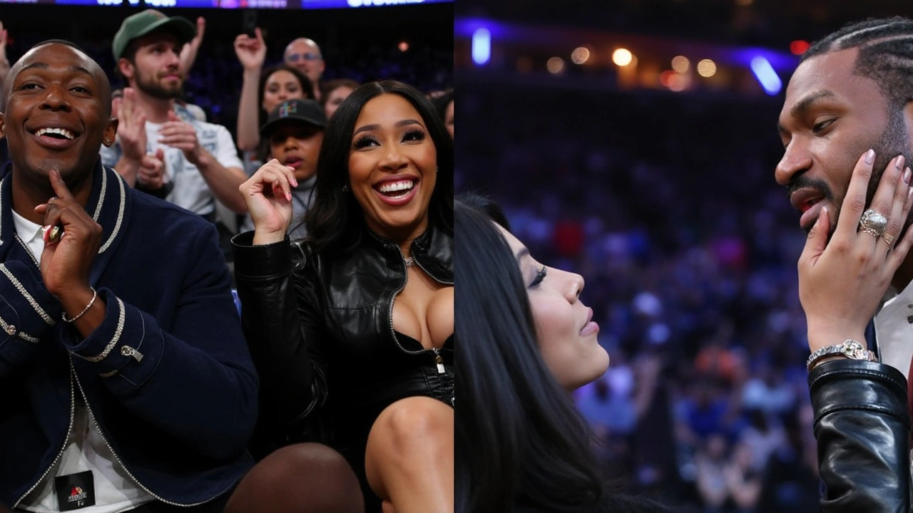 Cardi B and Stefon Diggs Go Public With Relationship at Knicks Playoff Game